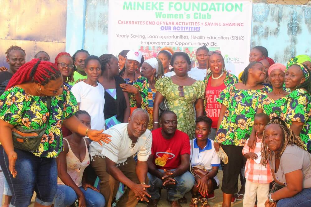 Women's Club members at Mineke Foundation