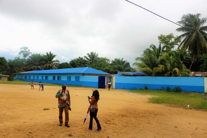 Damiefa School, outside view after renovation