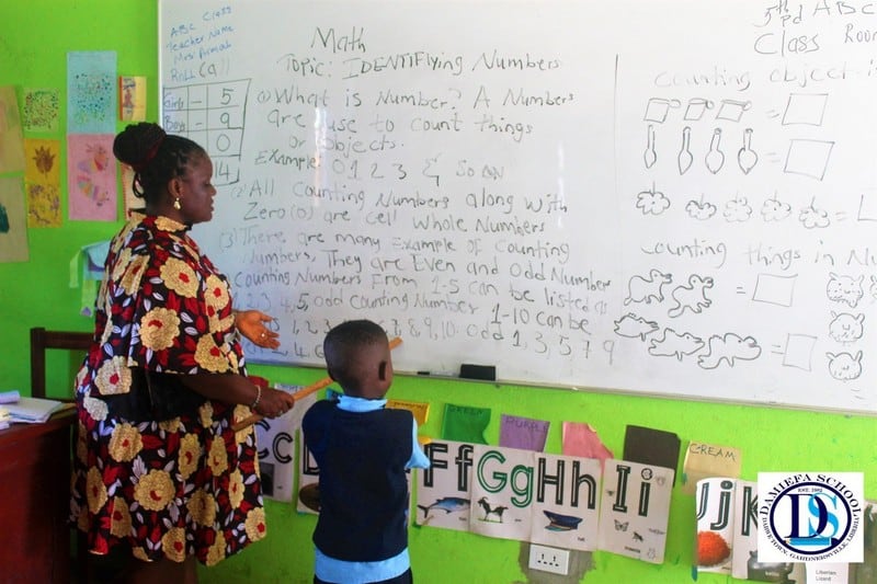 Damiefa School, Liberia - growth in student numbers has been matched with gradual improvements in cost coverage. Photo: Mineke Foundation